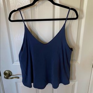 Blue Flowy Tank | Size Large